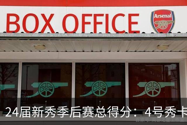 24届新秀季后赛总得分：4号秀卡斯尔412分断层领跑 探花谢泼德第7